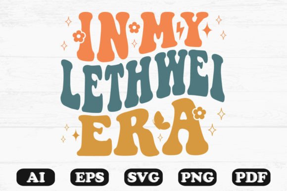 In My Lethe Era Retro Wavy SVG: Graphics for Crafts-Driven Branding