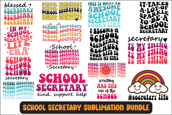 School Secretary SVG Bundle: Graphics for Crafts & Content