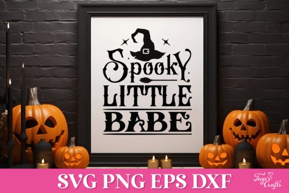 Spooky Little Babe Halloween SVG for Crafts & Graphics